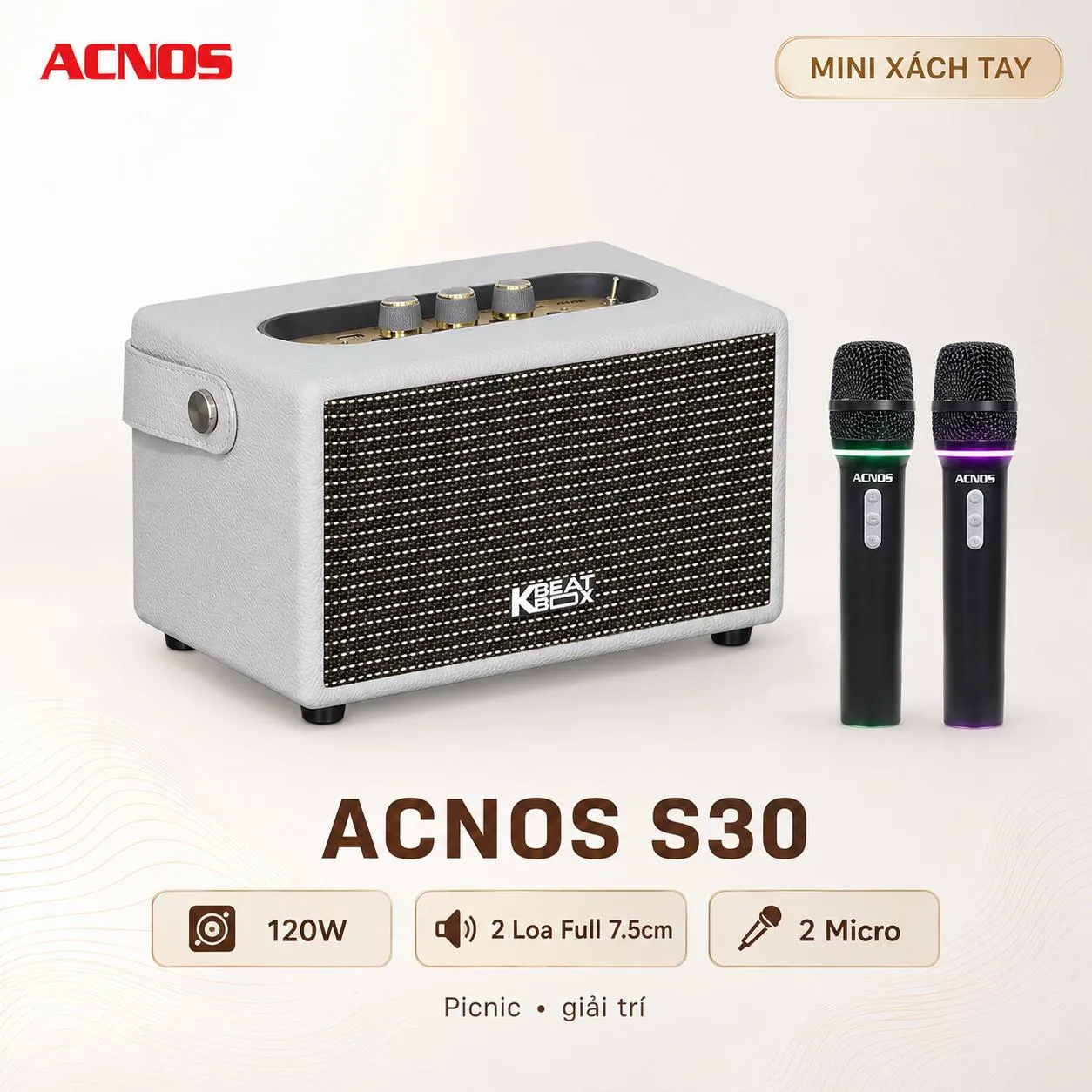 Loa xách tay Acnos S30