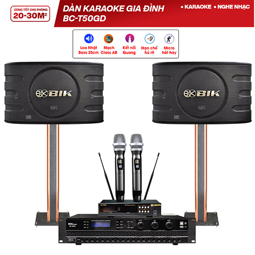 Dàn karaoke gia đình BC-T50GD - Hình 1